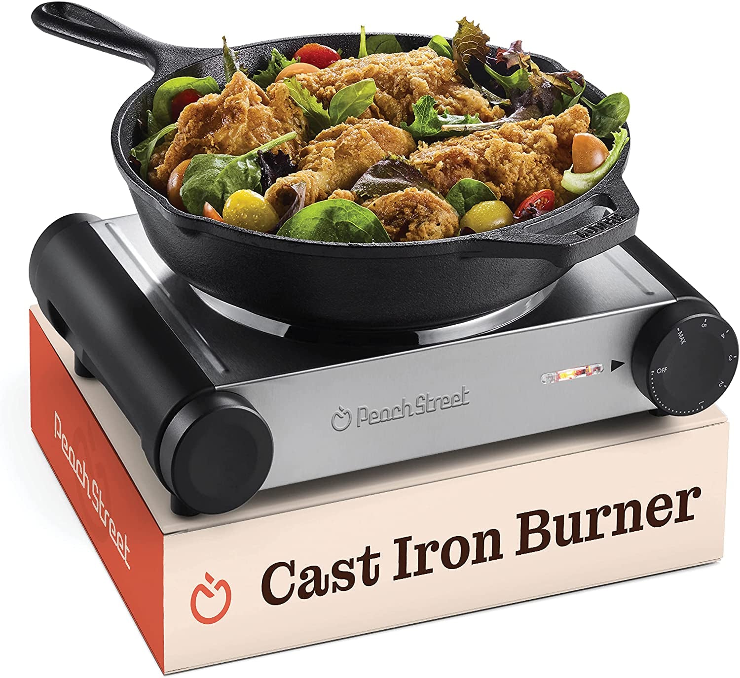 Electric Cast Iron Stovetop Hot Plate For Cooking- 1500W Single OR 180