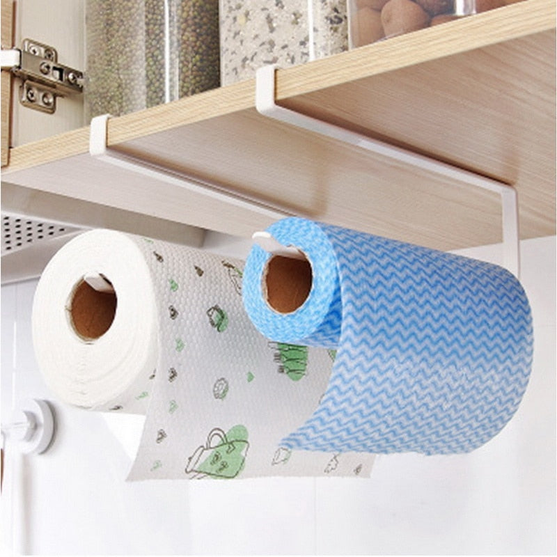 Paper Towel Holder Wall Mount Under Cabinet for Kitchen Self