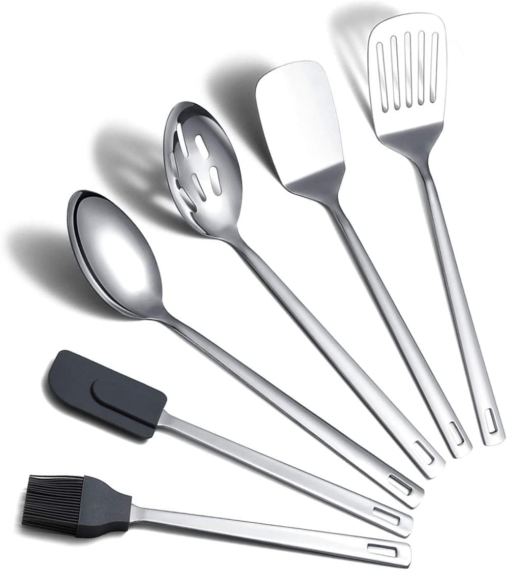 13 Pieces Stainless Steel Cooking Utensils Set With Utensil Holder