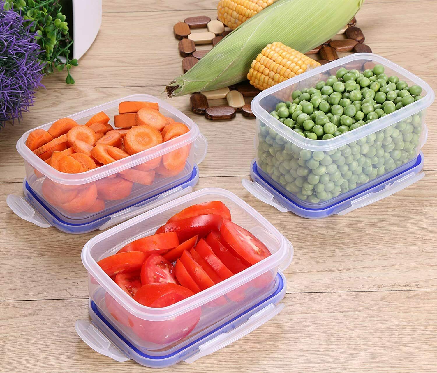 18 Pieces Plastic Food Containers set