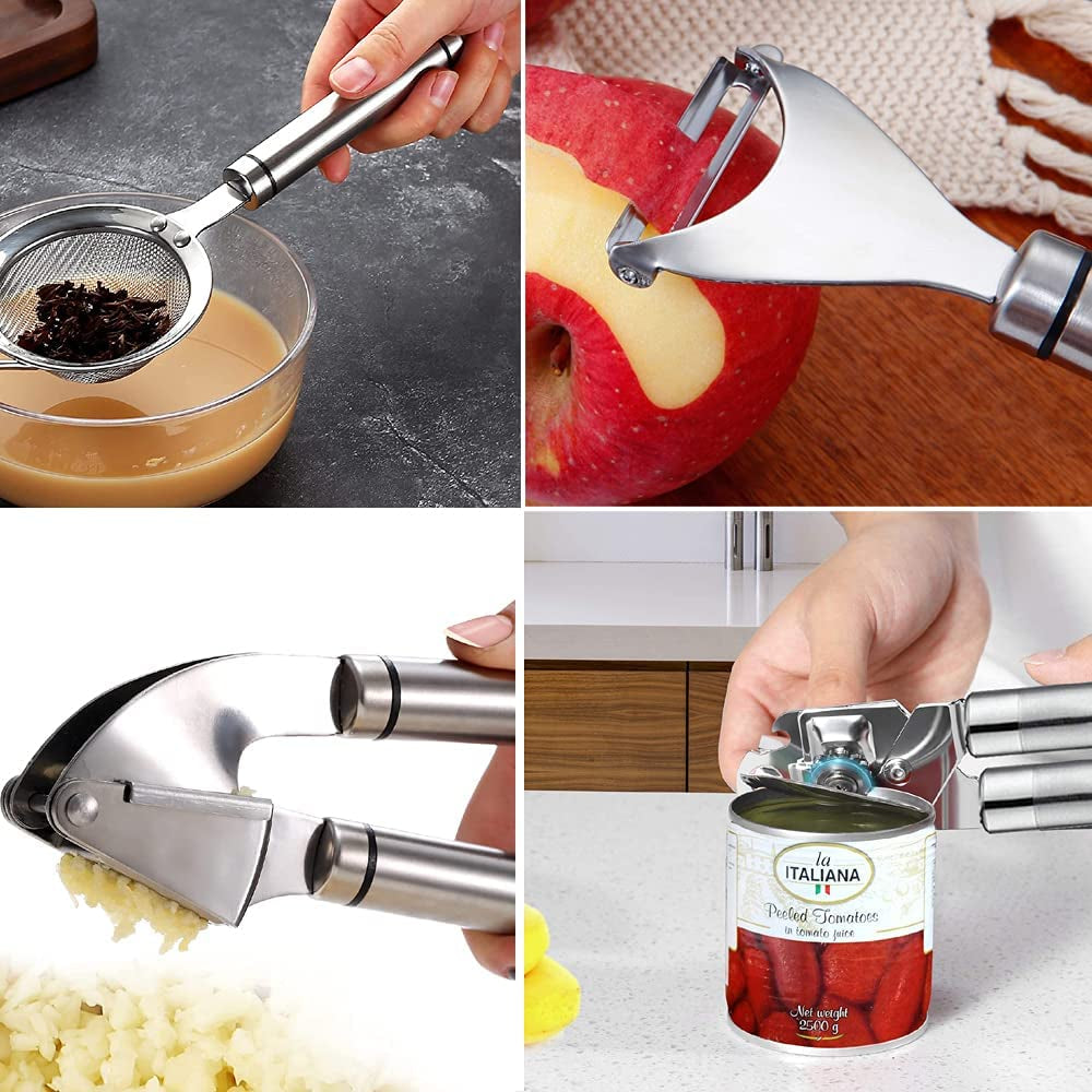 Ultimate Kitchen Utensils Set- 35 Pcs Cooking Utensils &  Kitchen Gadgets Tools Set for Nonstick Cookware