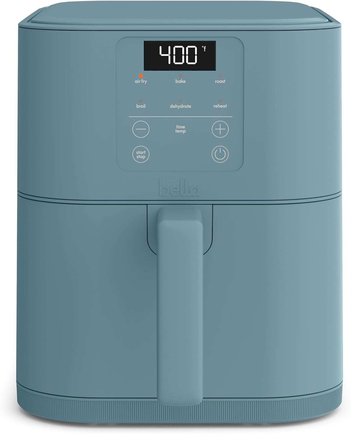 Premium 4 Qt Slim Air Fryer with Ceramic Nonstick Basket | Compact Space-Saving Air Fryer for Small Kitchens
