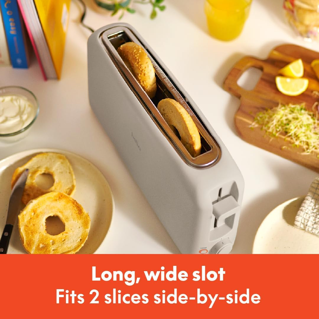 2 Slice Slim Toaster, Fits-Anywhere