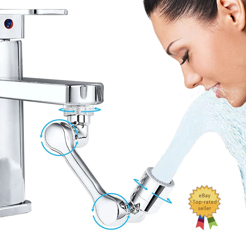2-Pack 1080° Swivel Faucet Aerator Extenders