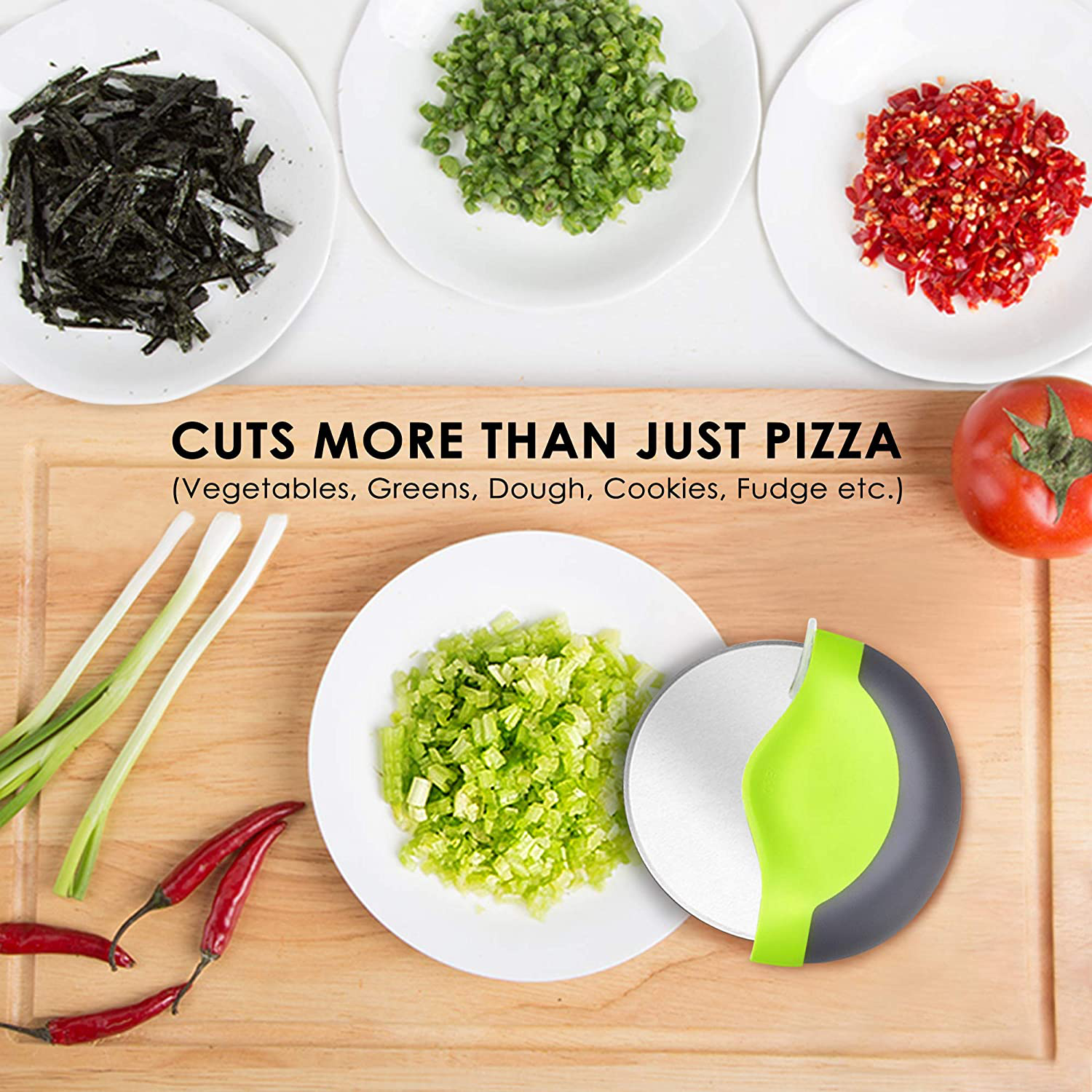 Super Sharp Pizza Cutter Wheel With Protective Blade Guard