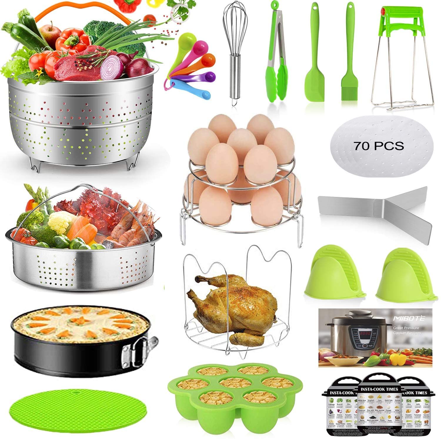 93 Pcs Accessories Set for Instant Pot 5,6,8 Qt 