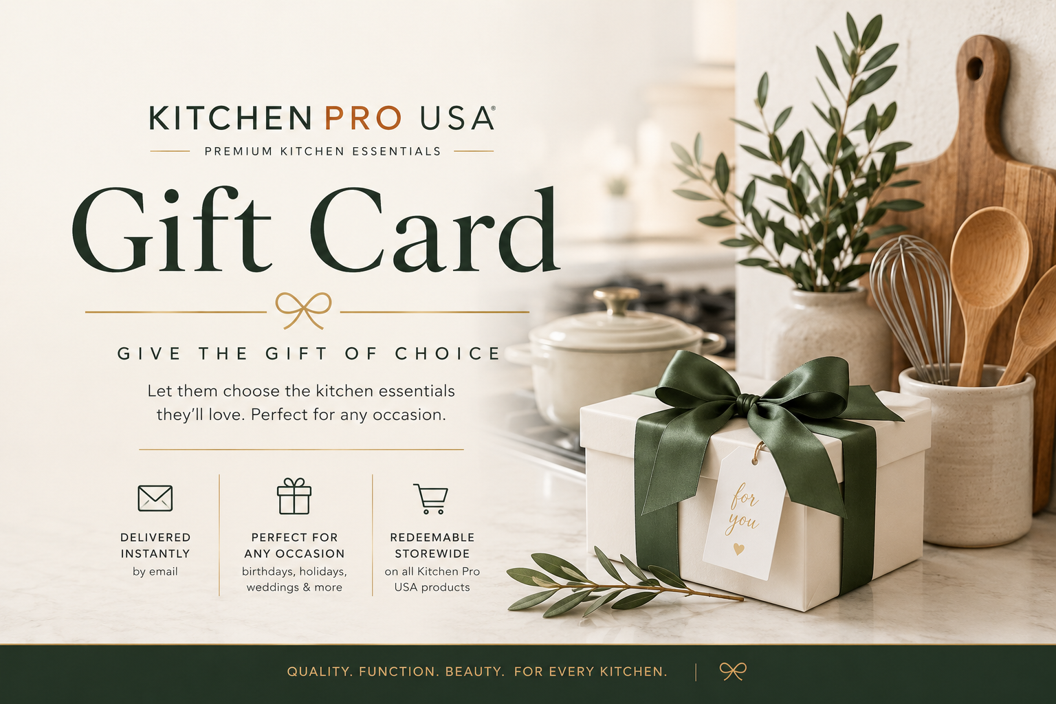 Kitchen Pro USA Digital Gift Card