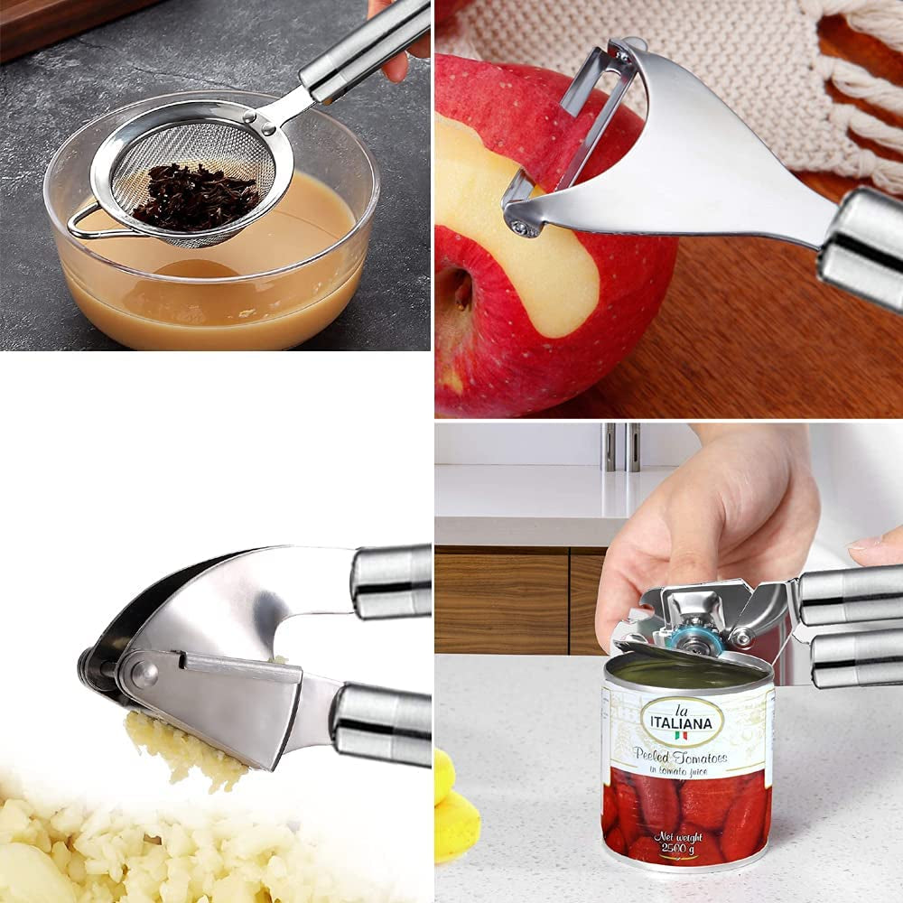 Ultimate Kitchen Utensils Set- 35 Pcs Cooking Utensils &  Kitchen Gadgets Tools Set for Nonstick Cookware