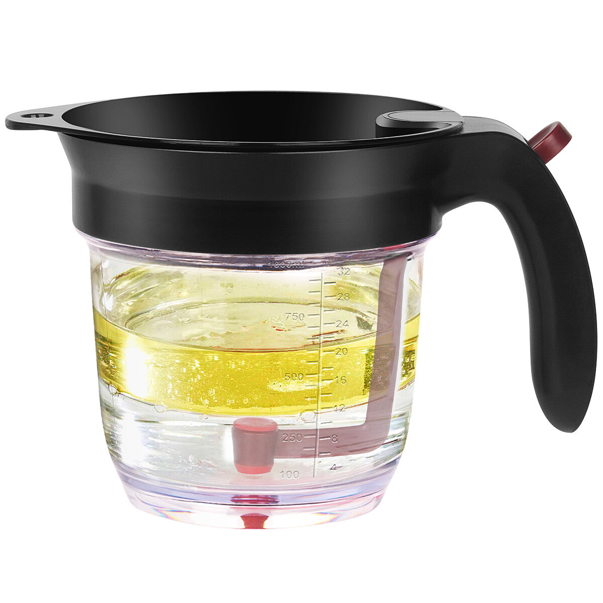 4-Cup Gravy Fat Separator with Bottom-Release Strainer