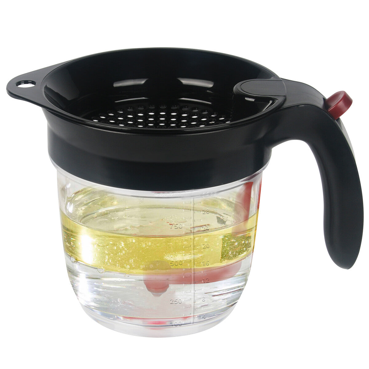 4-Cup Gravy Fat Separator with Bottom-Release Strainer