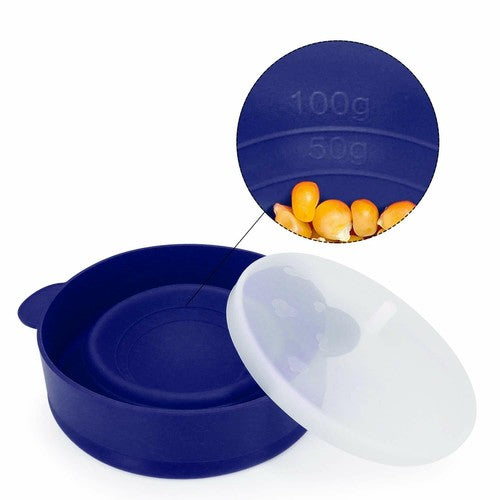 Collapsible Silicone Popcorn Popper – 2.5-Quart Microwave Bowl