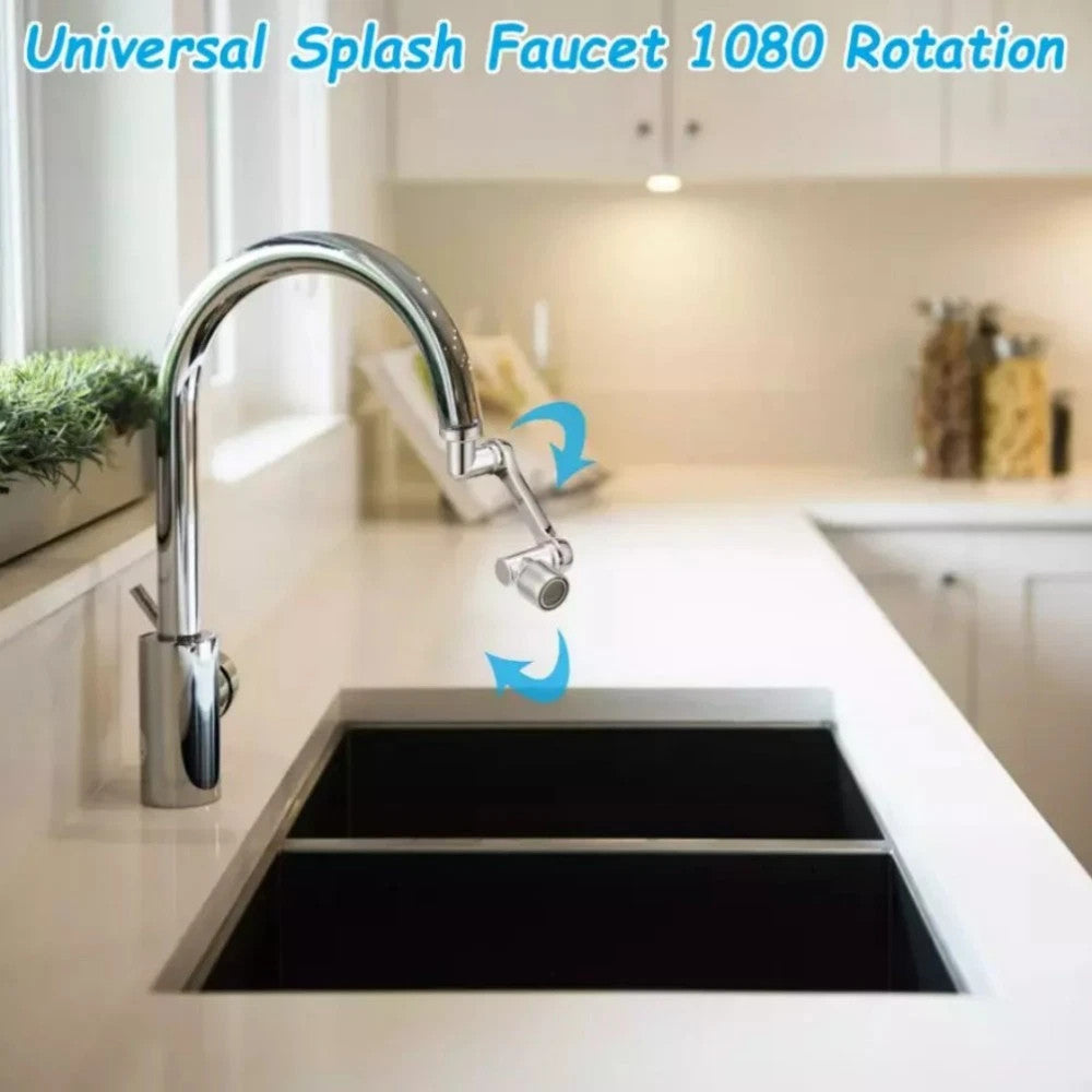2-Pack 1080° Swivel Faucet Aerator Extenders