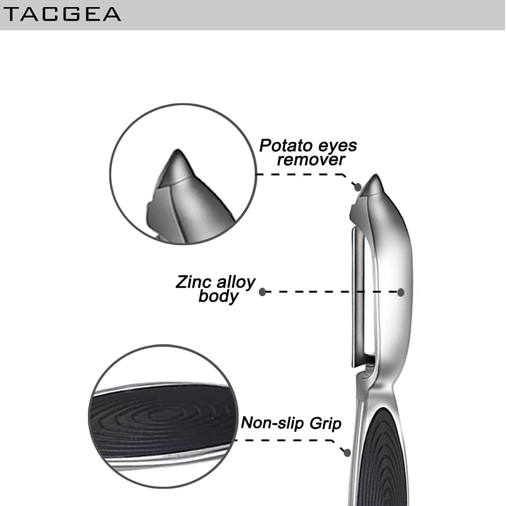 Set of 2 Stainless Steel Vegetable & Fruit Peelers