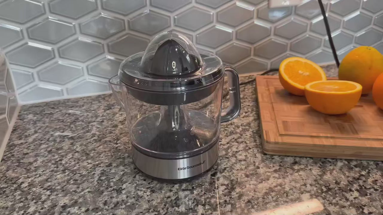 Electric Citrus Juicer with Adjustable Pulp Control | 40W Juicer for Oranges, Lemons, Limes & Grapefruit