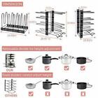 Adjustable 8-Tier Pots & Pans Organizer Rack – Kitchen Cabinet Storage Holder