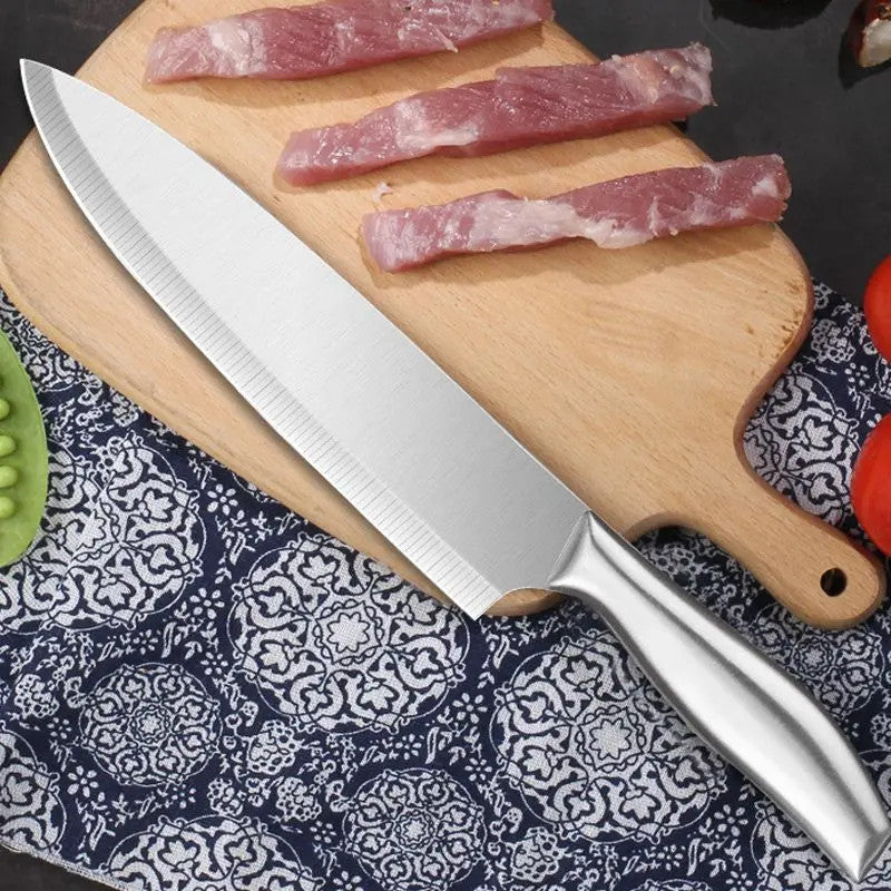 Stainless Steel Meat Cleaver Super Sharp Kitchen Knife, Butcher Chopper And Cleaver