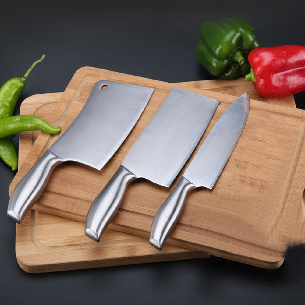 Stainless Steel Meat Cleaver Super Sharp Kitchen Knife, Butcher Chopper And Cleaver
