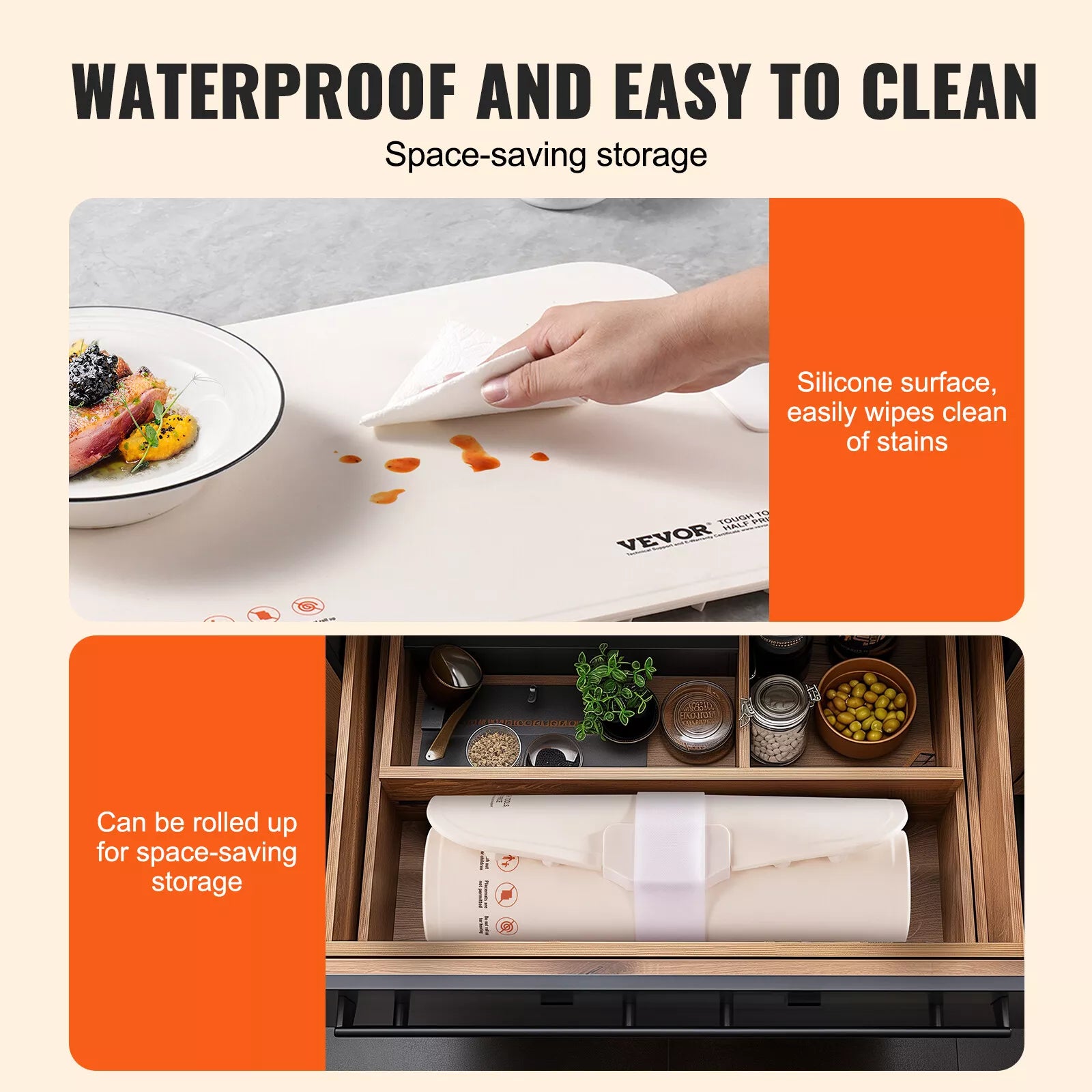 Electric Food Warming Tray – Rollable Buffet Warming Mat with Temperature Control
