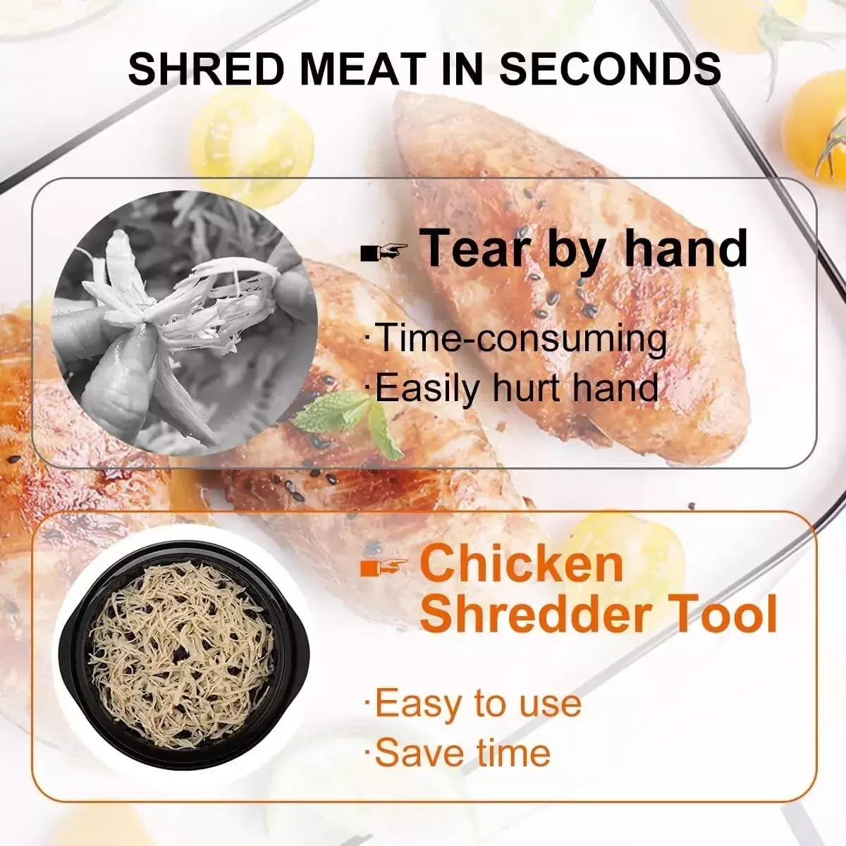 Large Chicken Shredder Tool – Twist Meat Grinder & Shredder Machine