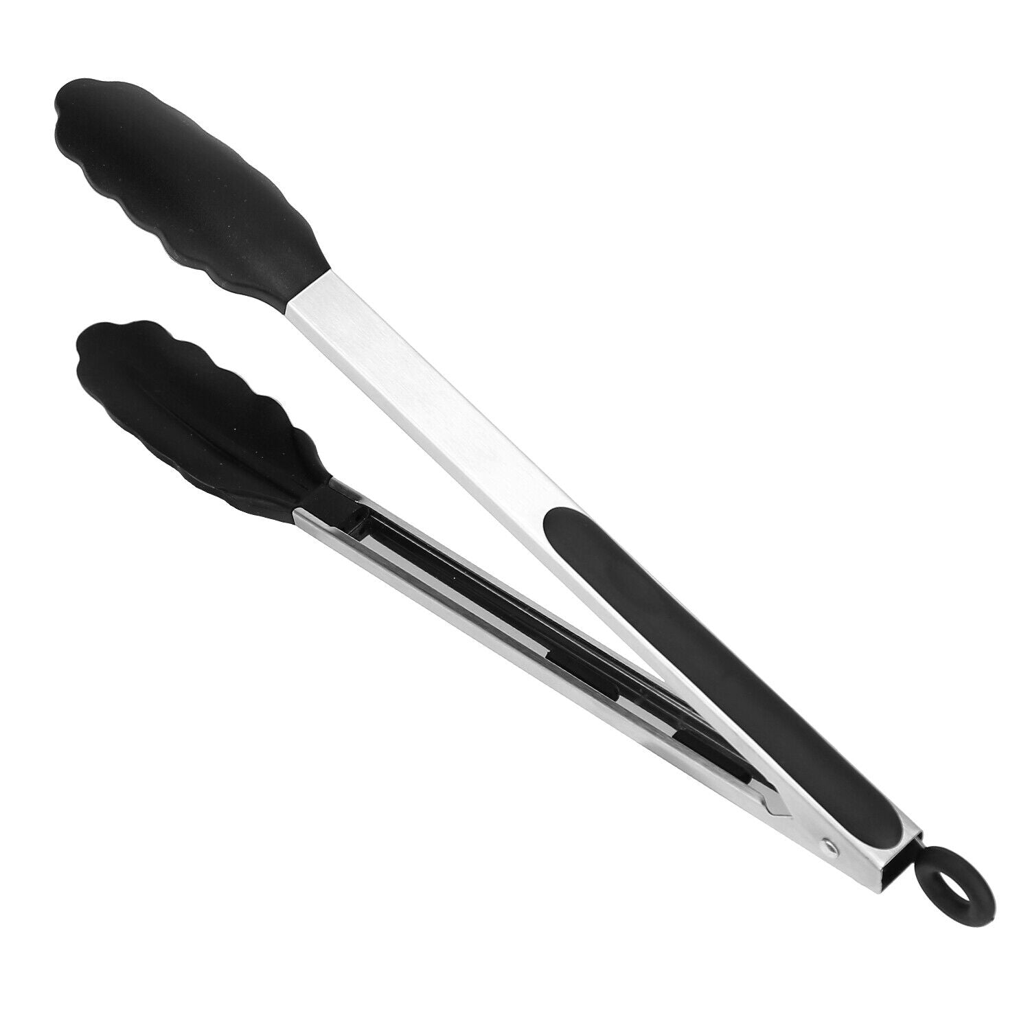 3-Pack Stainless Steel Kitchen Tongs Set – Heat Resistant BBQ & Cooking Tongs