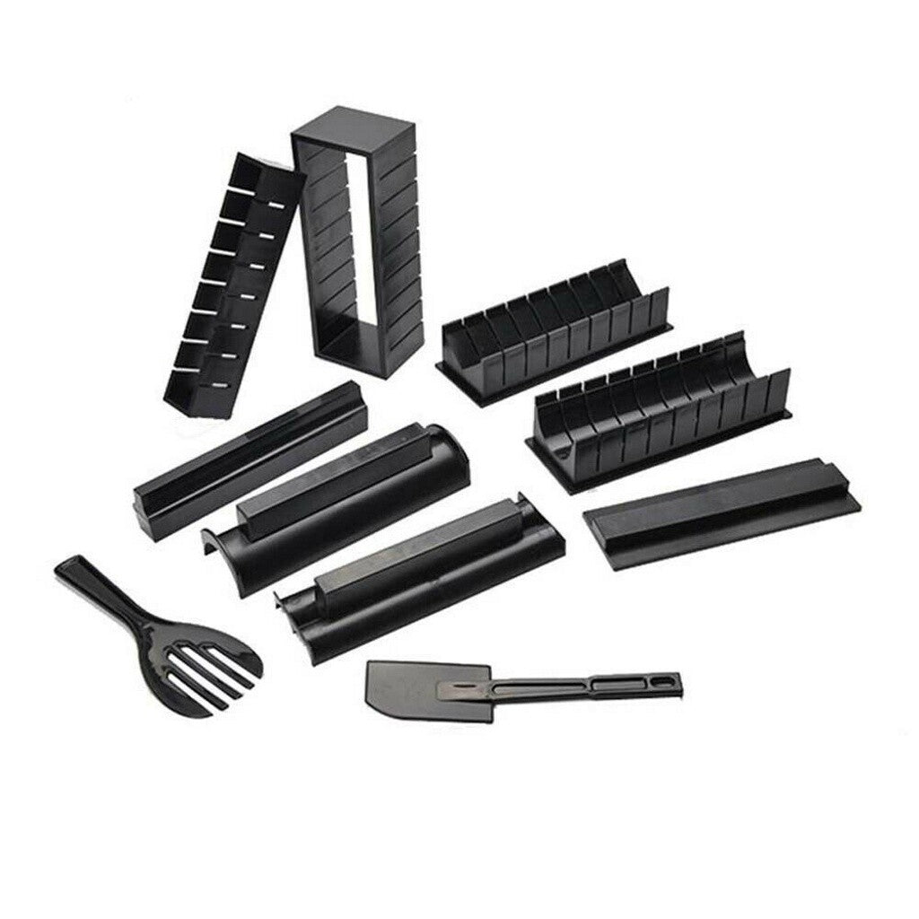 10-Piece Sushi Making Kit – DIY Sushi Roller Maker Set for Beginners & Home Chefs