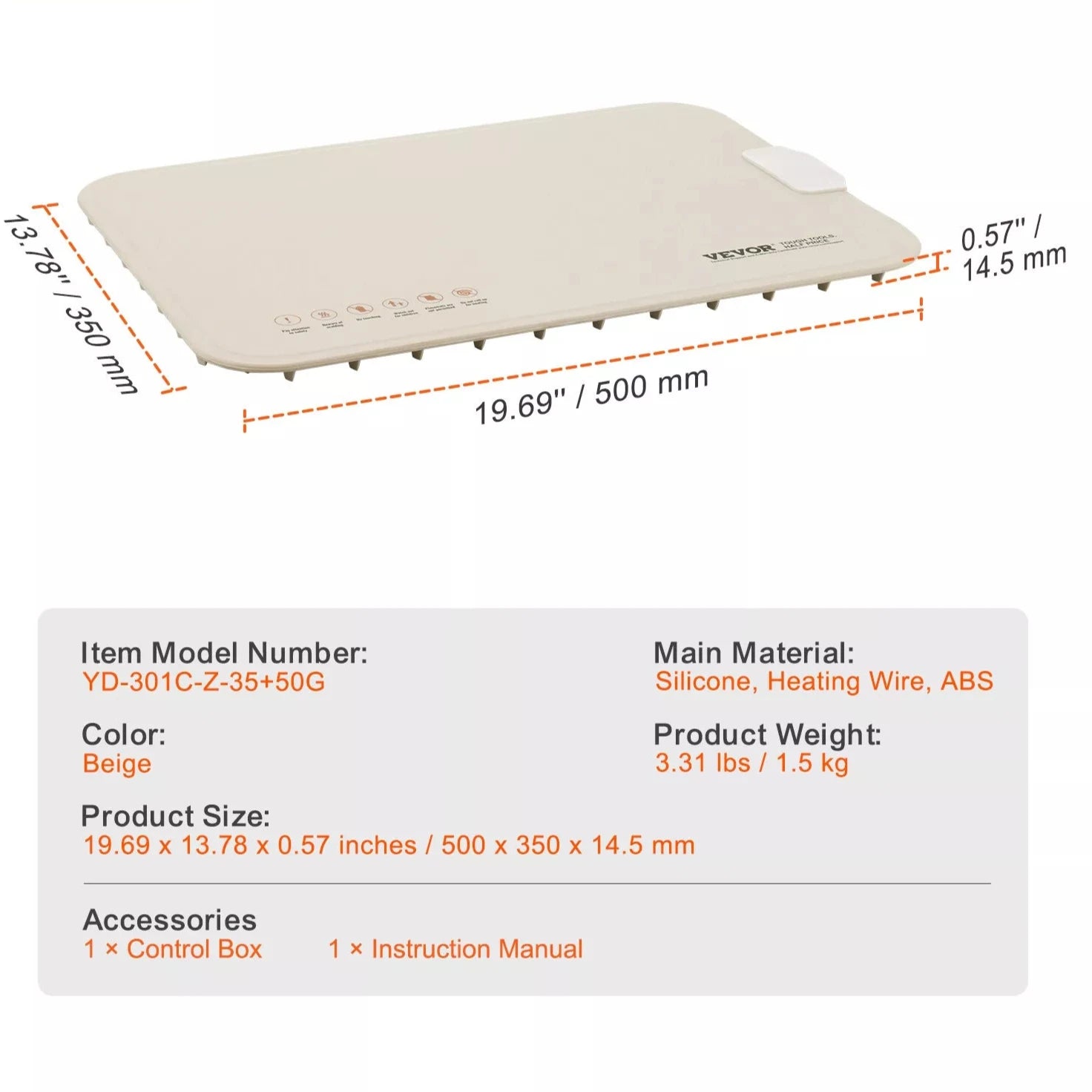 Electric Food Warming Tray – Rollable Buffet Warming Mat with Temperature Control