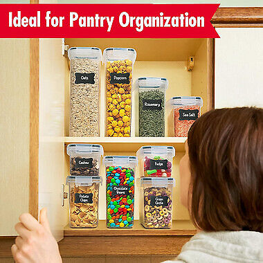 42 Mega Pack Plastic Stackable Food Containers with Airtight Lids, Leak Proof & Freezer