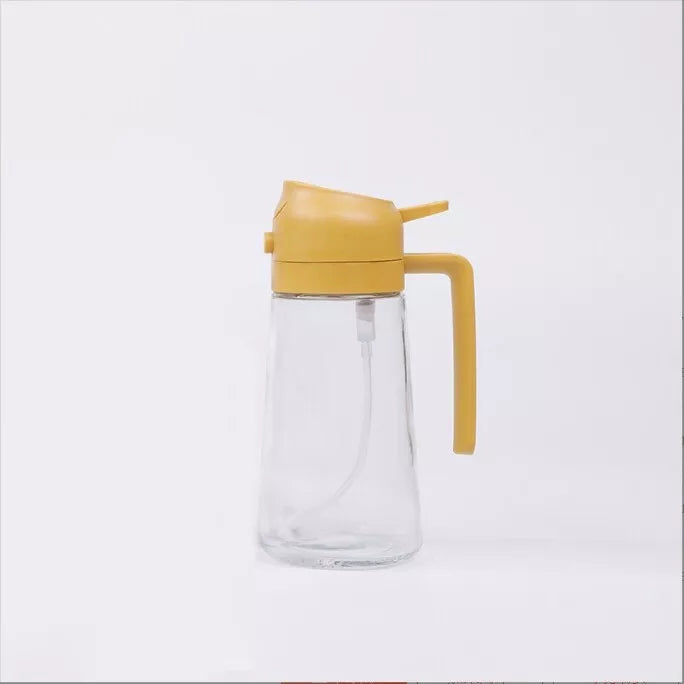 2 in 1 Oil Dispenser And Oil Spray  Bottles- 16Oz