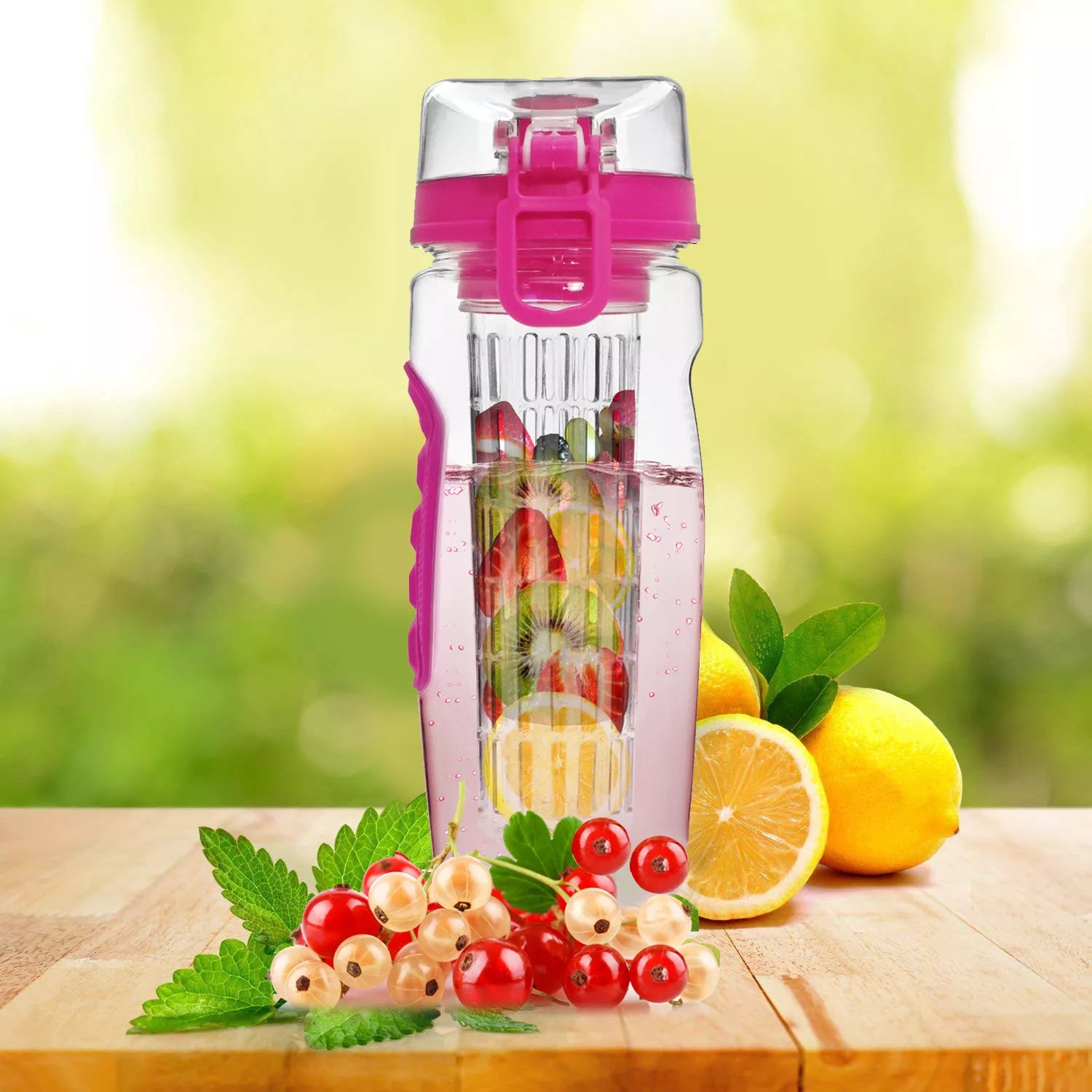 32oz Fruit Infuser Water Bottle – BPA Free Leakproof Sports Bottle