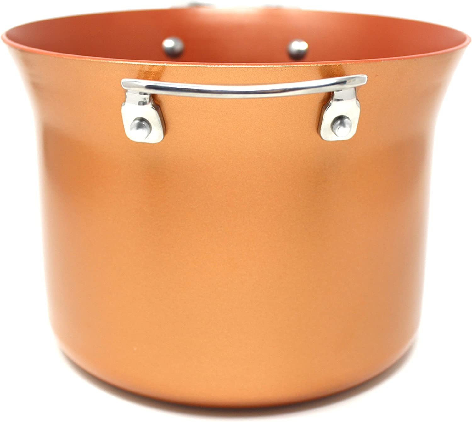 7 QT Copper, Granite, or  Sapphire Non Stick Stock Pot Casserole (Induction Compatible)