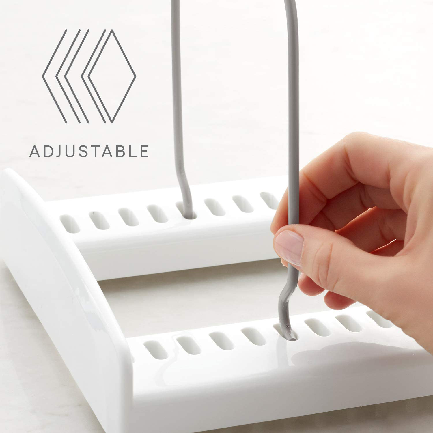 Youcopia Bakeware Storemore Adjustable Rack, Standard, White