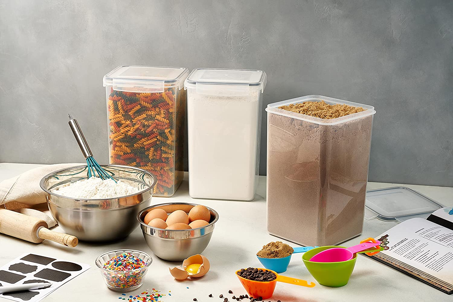 Vtopmart Extra Large Tall Airtight Food Storage Containers 4 Pieces 5.