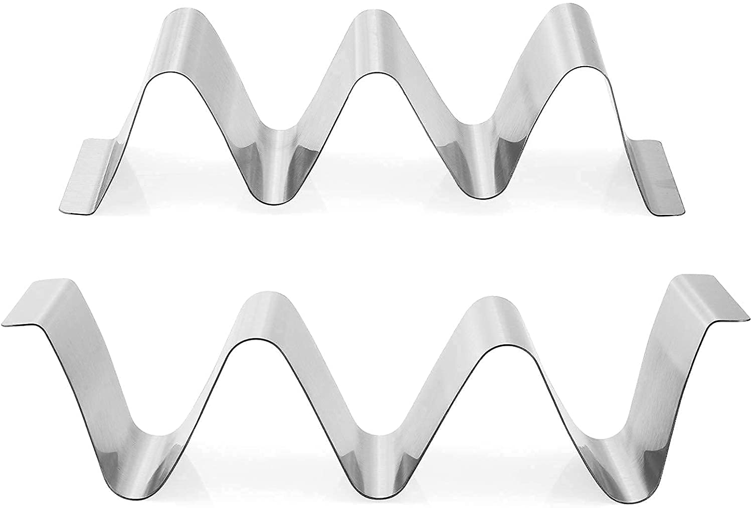 Set of 6 Stainless Steel Taco Stand/Tray