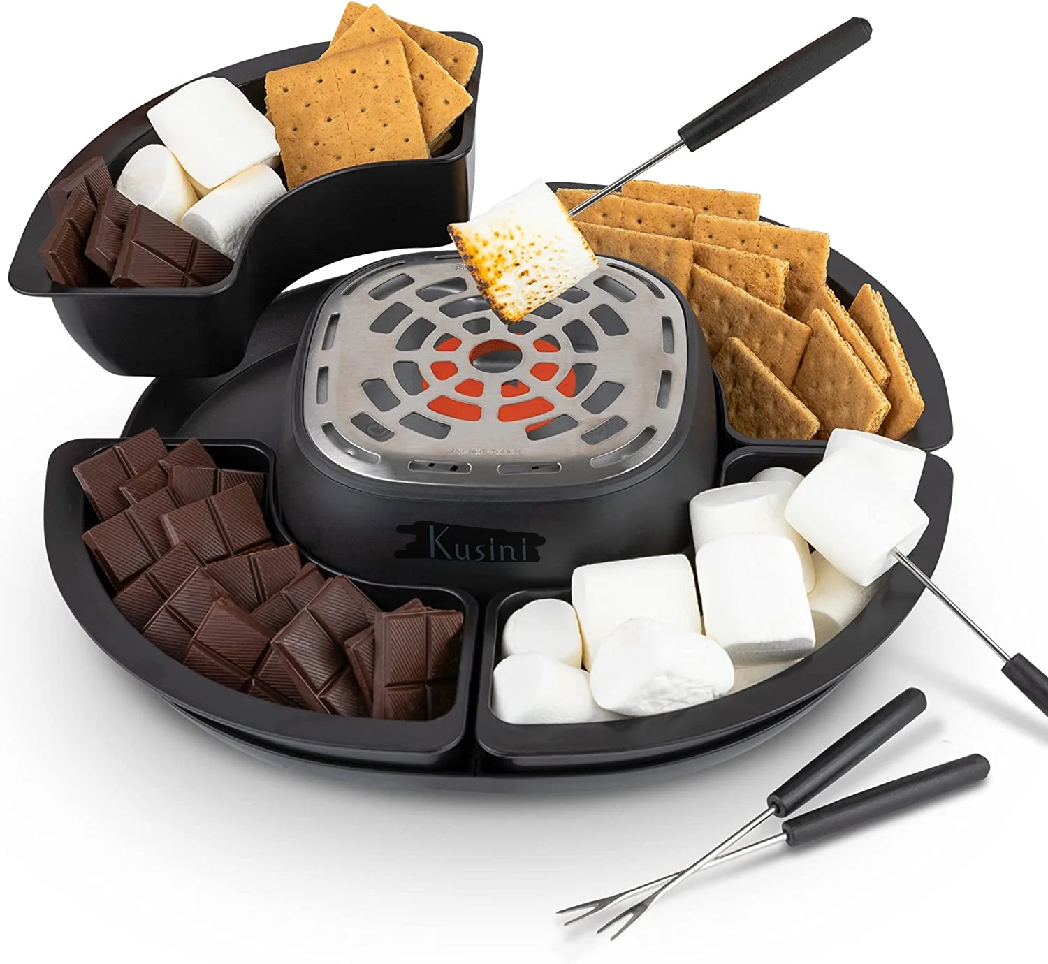 Tabletop S'mores Maker - Flameless Electric Marshmallow Roaster