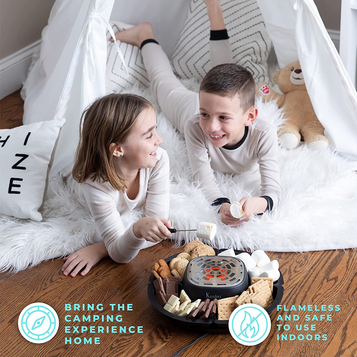 Tabletop S'mores Maker - Flameless Electric Marshmallow Roaster