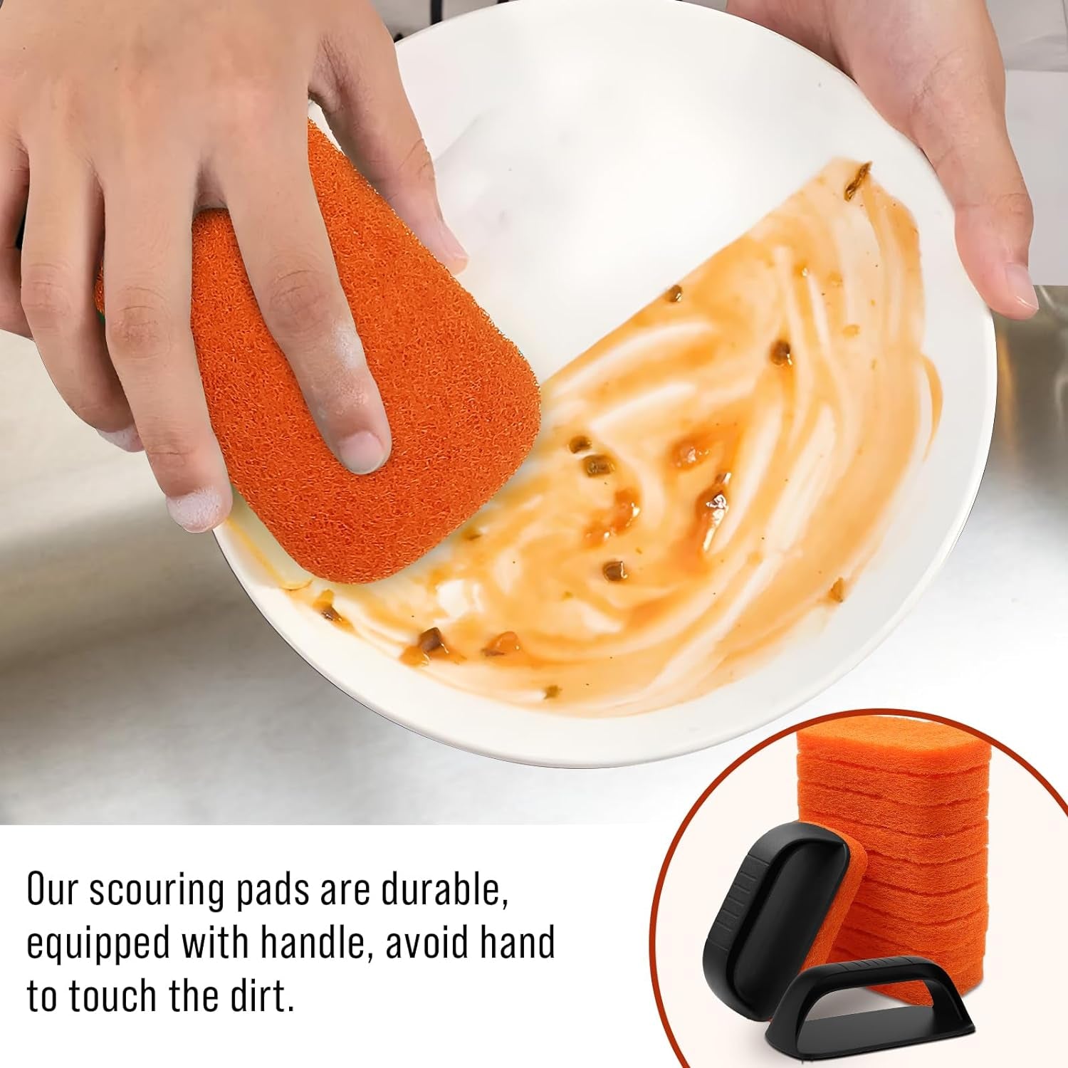 6 Or12-Piece kitchen & Flat Top Grill Cleaning Brush Kit for Blackstone
