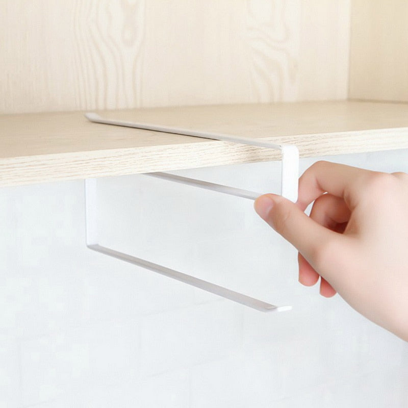 Metal Under Kitchen Cabinet Paper Towel Holder