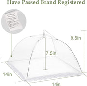 Reusable and Collapsible 3 or 6 Pack Food Covers 