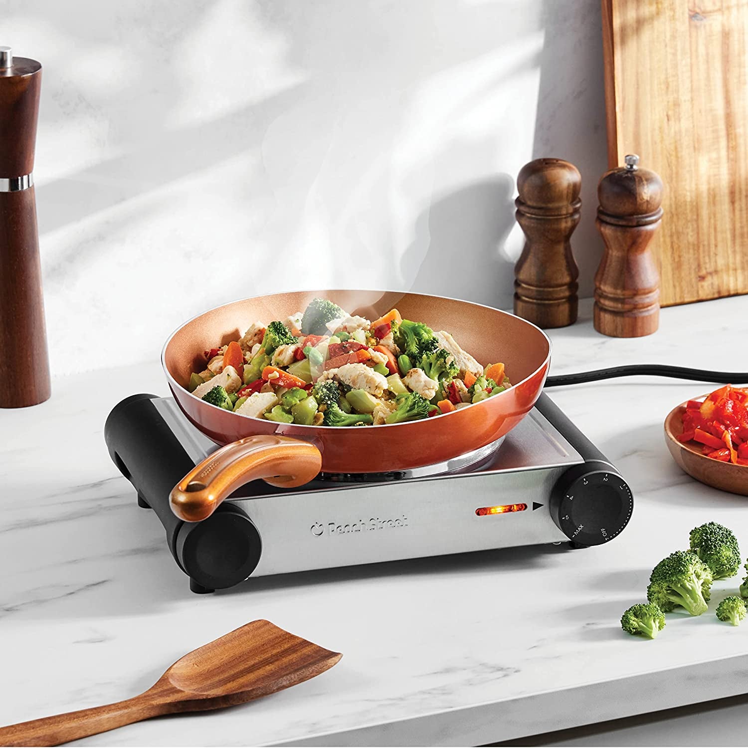 Electric Cast Iron Stovetop Hot Plate For Cooking- 1500W Single OR 180