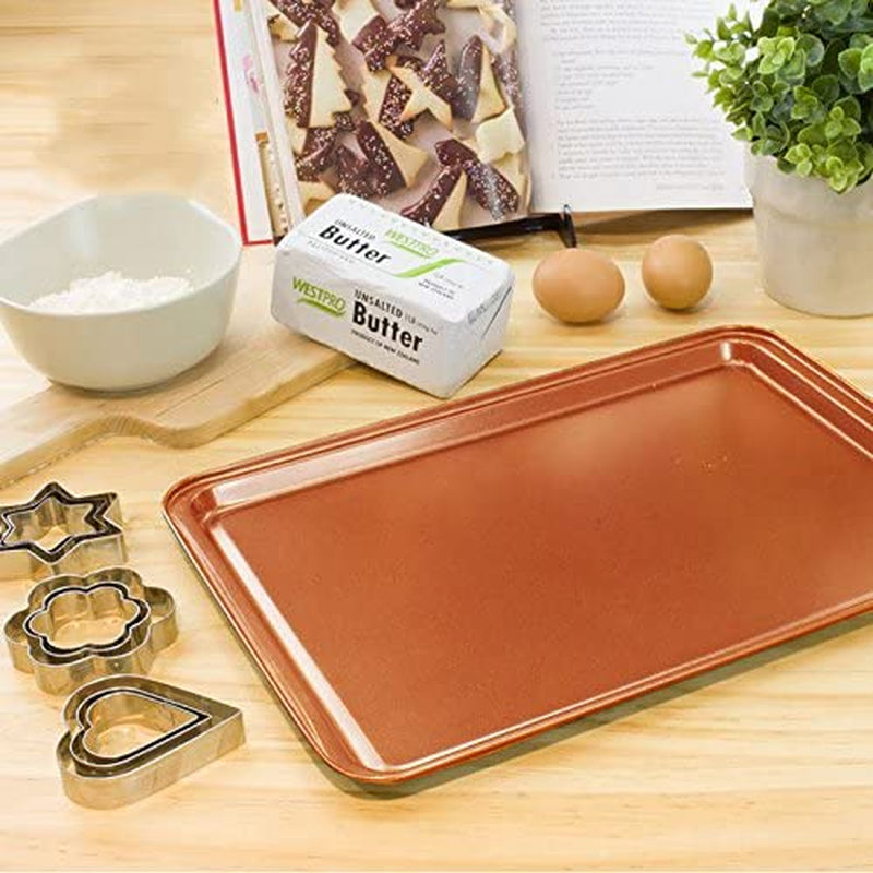 3 or 5 Pcs Bakeware Set- Organic Eco Friendly Nonstick Coating 