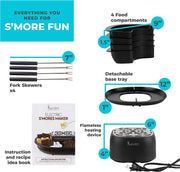 Tabletop S'mores Maker - Flameless Electric Marshmallow Roaster
