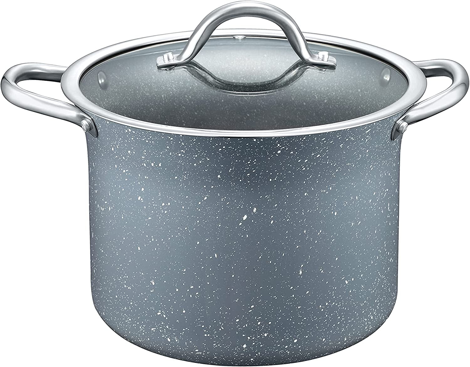 7 QT Copper, Granite, or  Sapphire Non Stick Stock Pot Casserole (Induction Compatible)