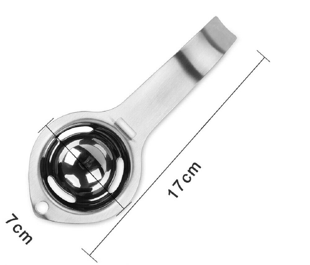 Stainless Steel Egg Separator Tool – Easy Egg Yolk & White Separator for Baking & Cooking