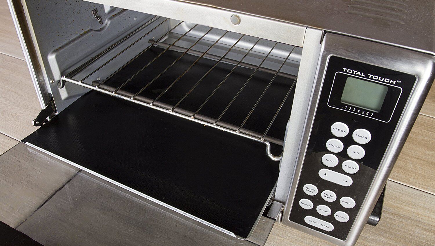Nonstick Toaster Oven Liner -  Heavy Duty Teflon Reusable BPA Free Baking Mat