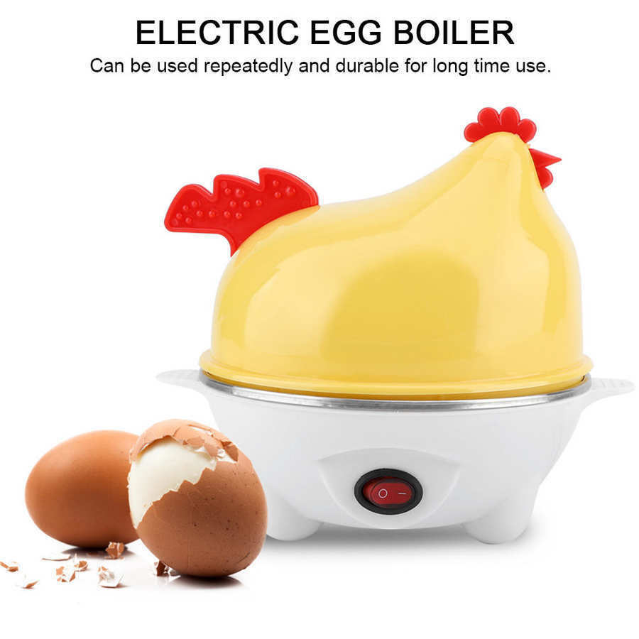 Electric Egg Cooker & Rapid Egg Boiler – Auto Shut-Off 7 Egg Steamer for Hard Boiled Eggs