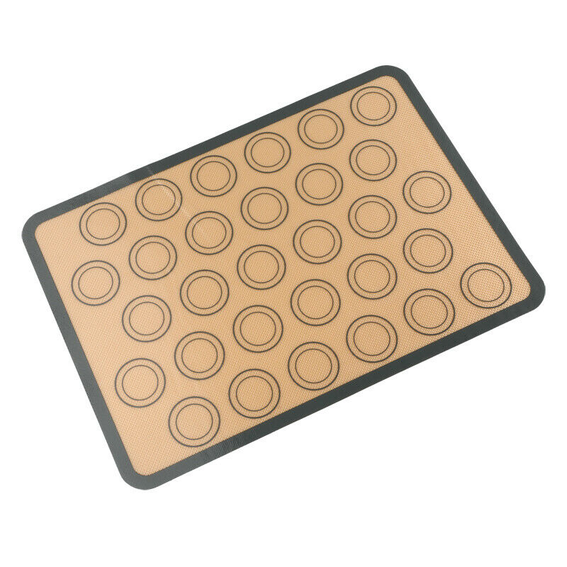 2-Pack Silicone Macaron Baking Mats – 30-Cavity Nonstick Pastry & Cookie Sheet Liners