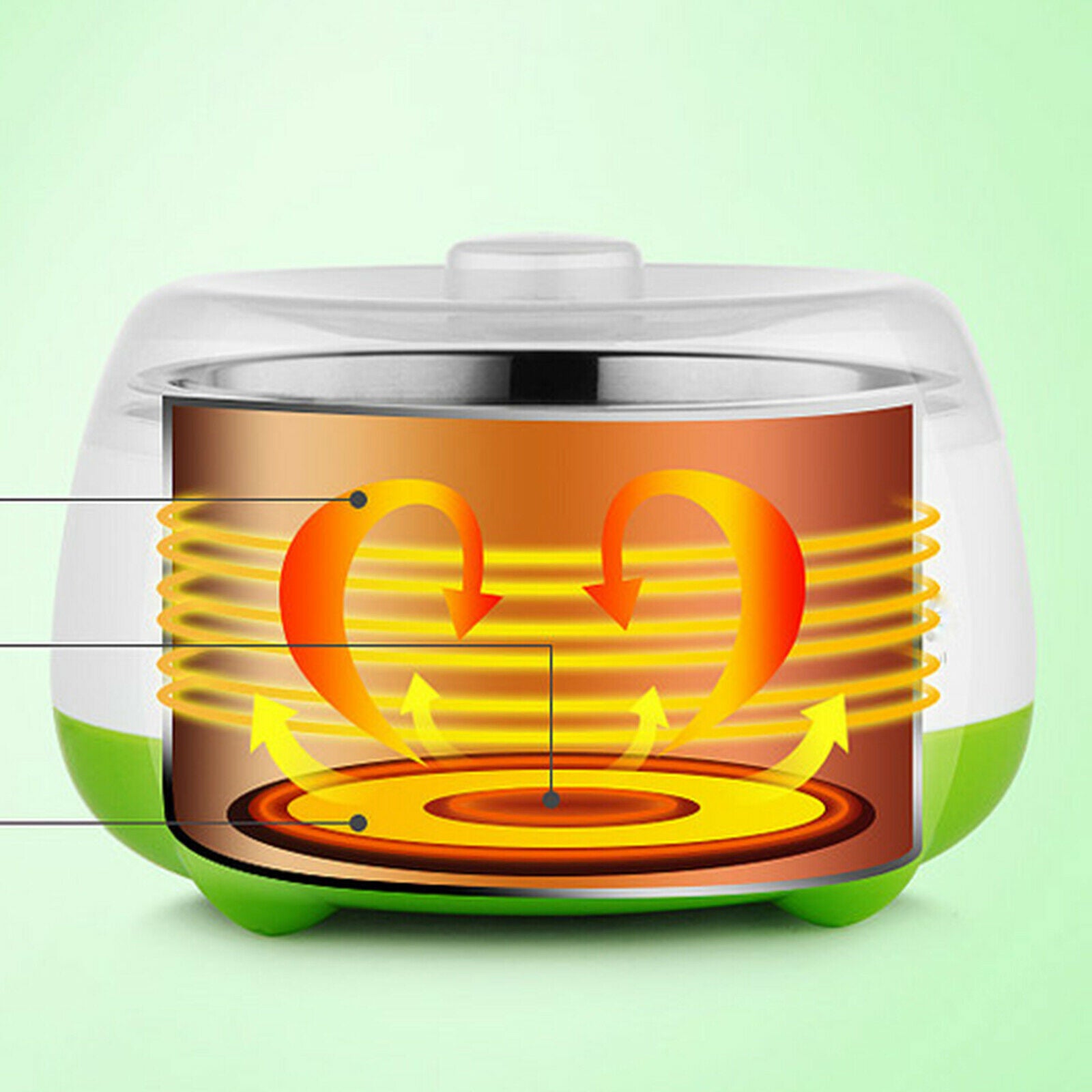 1L Automatic Yogurt Maker Machine – Stainless Steel Greek Yogurt Maker with Temperature Control