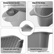 2PC Sink Drain Filter, Sponge Storage, Strainer, Basket And Organizer