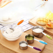 10PCS Stainless Steel Measuring Cups and Spoons Set