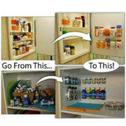 Kitchen Storage Rack, 20 pcs Cabinet Door Wall Mount Spice Holder